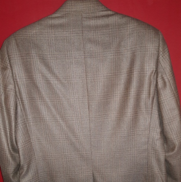 Ralph Lauren Men's Glen Plaid Silk Wool 2B Blazer - Picture 5 of 8
